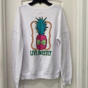 Benny & Belle pineapple sweatshirt